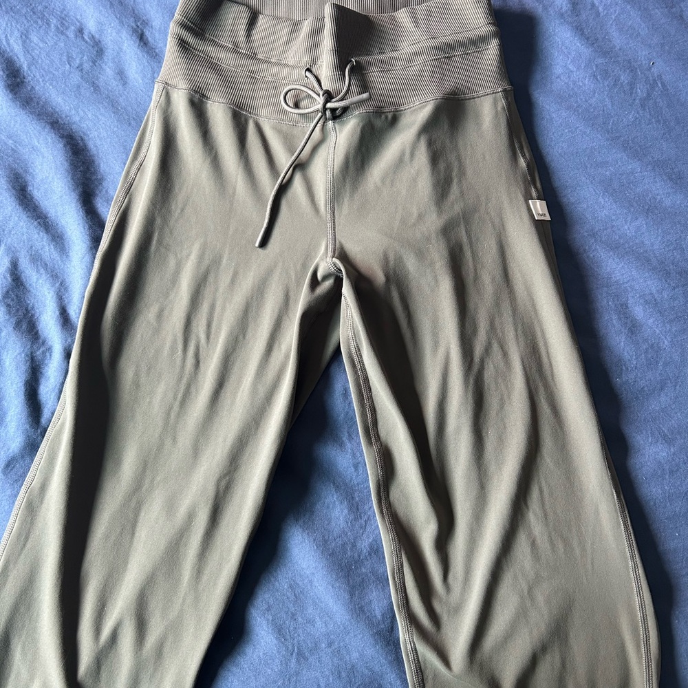 Vuori Olive Green Drawstring Pants